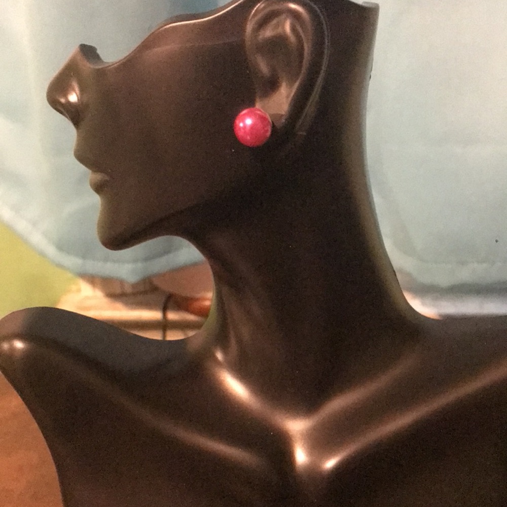 Pink Pearl earrings